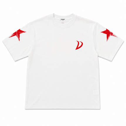T-SHIRT DREAM BIG WHITE/RED