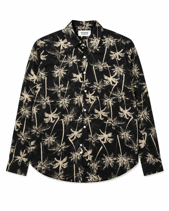 CAMICIA PALM SHADOW BLACK
