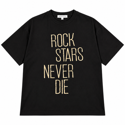 T-SHIRT ROCK STARS NERA