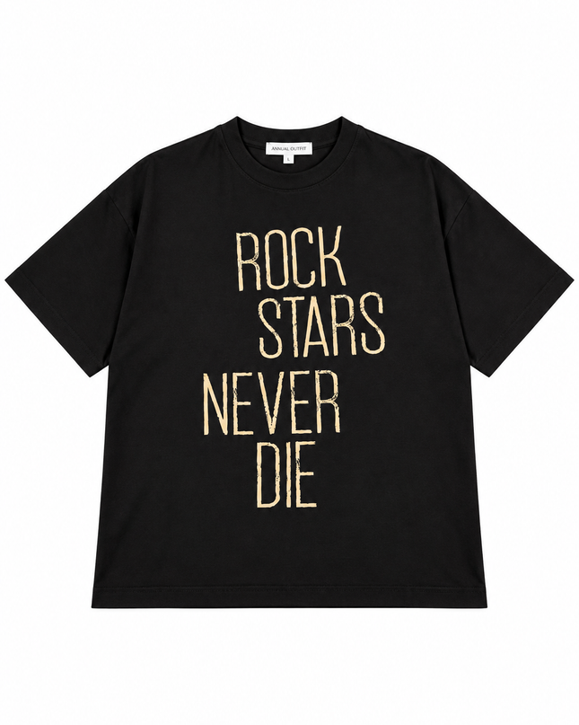 T-SHIRT ROCK STARS NERA