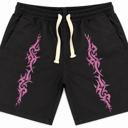 BERMUDA CON STAMPA TRIBAL BLACK