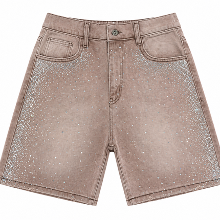 BERMUDA IN DENIM FULL CRISTAL BEIGE