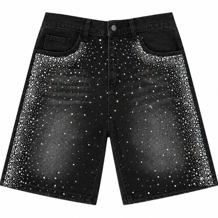 BERMUDA IN DENIM FUL CRISTAL BLACK