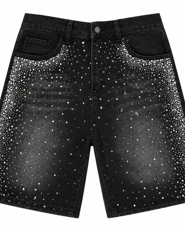 BERMUDA IN DENIM FUL CRISTAL BLACK