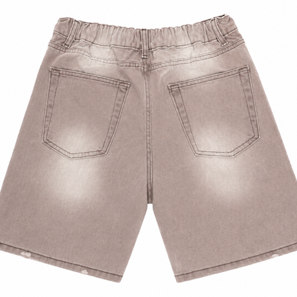 BERMUDA IN DENIM FULL CRISTAL BEIGE