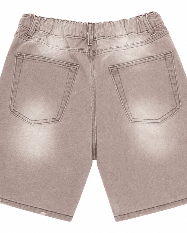 BERMUDA IN DENIM FULL CRISTAL BEIGE