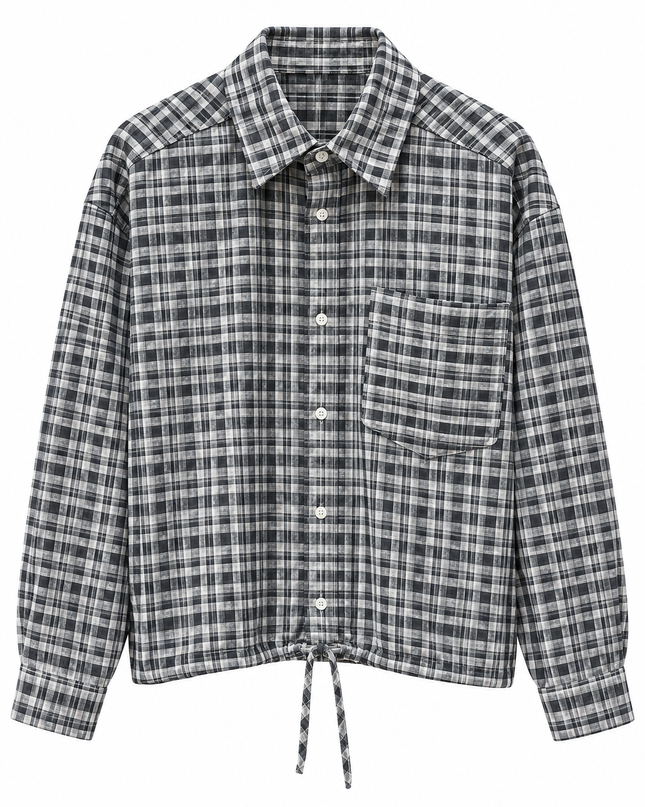 CAMICIA RIGATA BLACK