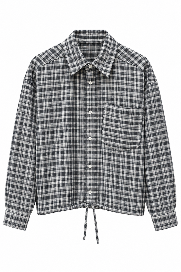 CAMICIA RIGATA BLACK