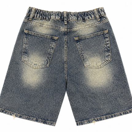 BERMUDA IN DENIM FULL CRISTAL