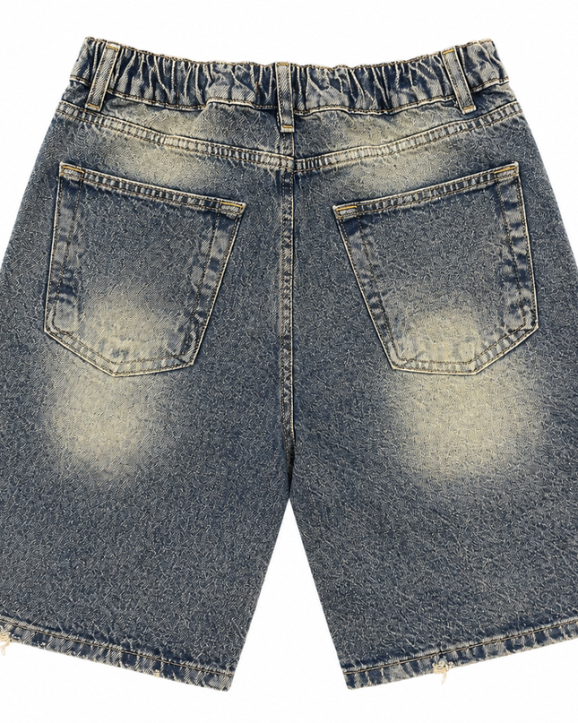 BERMUDA IN DENIM FULL CRISTAL