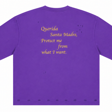 T-SHIRT STAMPATA PURPLE