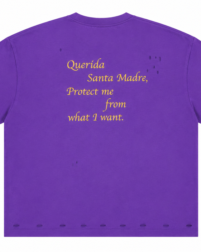 T-SHIRT STAMPATA PURPLE