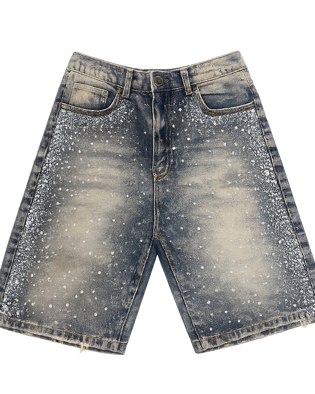 BERMUDA IN DENIM FULL CRISTAL