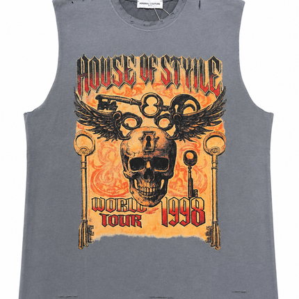 CANOTTA STAMPATA HOUSE GREY
