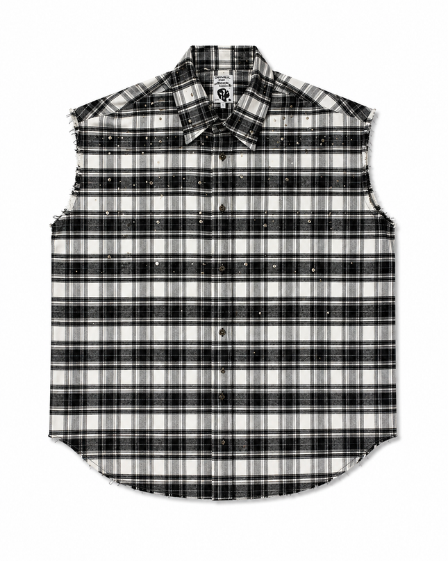 CAMICIA DIAMOND WHITE AND BLACK