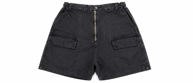 BERMUDA CON ZIP E TASCONI