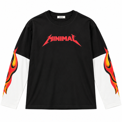 LONGSLEEVE MINIMAL NERA