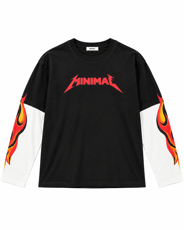 LONGSLEEVE MINIMAL NERA