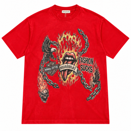 T-SHIRT HARLEY ROSSA