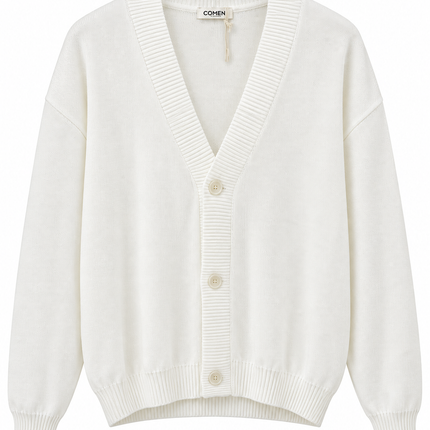 CARDIGAN BIANCO