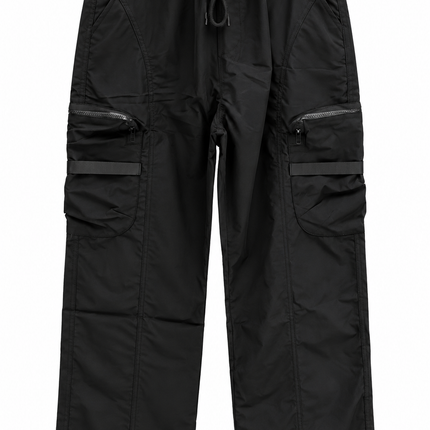 Pantalone cargo nero