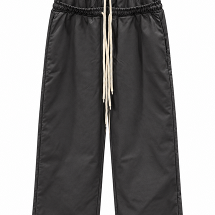 Pantalone doppia vita nero vista frontale